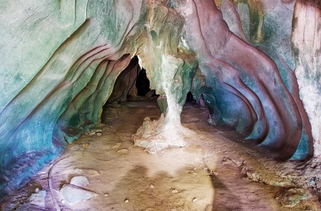 Inside one of the Hundred Caves, Tagabinet, Palawan  