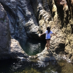 Pools at Inuman Banog falls