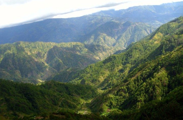 Cordillera mountains taken in Baguio, Luzon