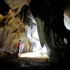 Inside Hundred Caves in Tagabinet