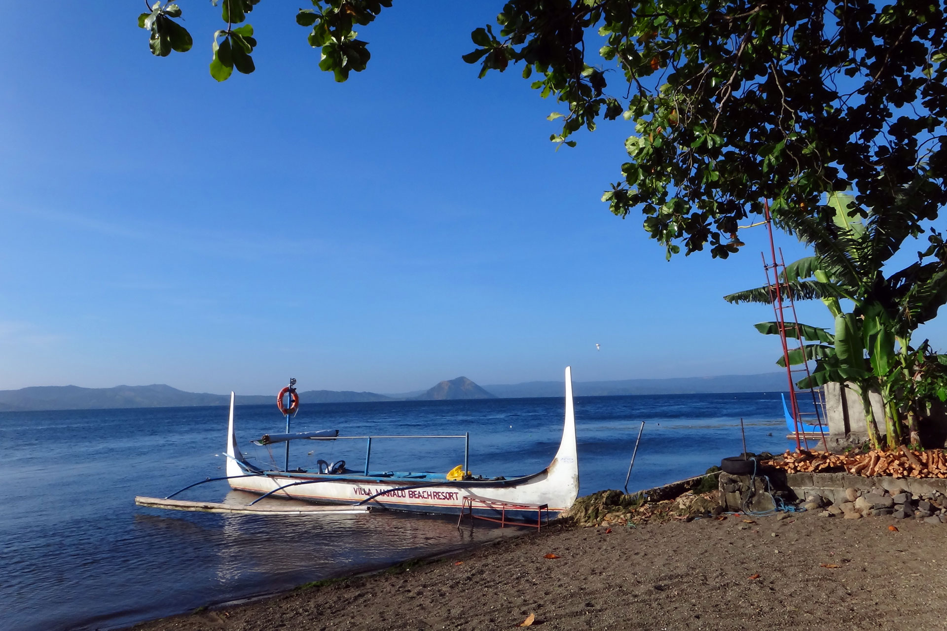 Shore of Taal Lake