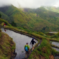 Trek to Palan-ah waterfalls in Tulgao, Tinglayan