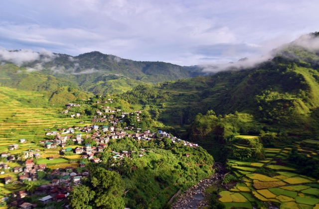 The mountain town of Sadanga