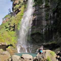Bomod-Ok Wasserfälle in der Nähe Sagada, Mountain Province