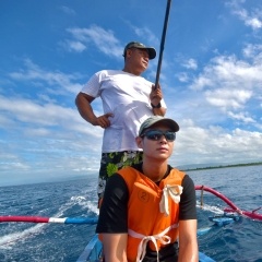 Heading off to Capones Island